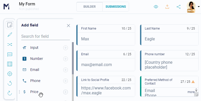 Customize Web Form Design - FormBuilder.gif
