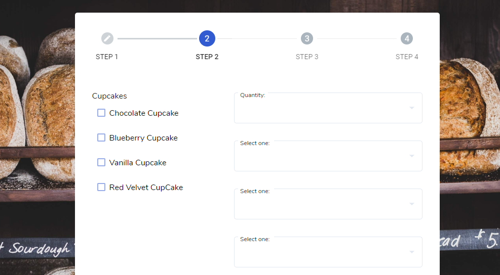 bakery order form template - FormBuilder