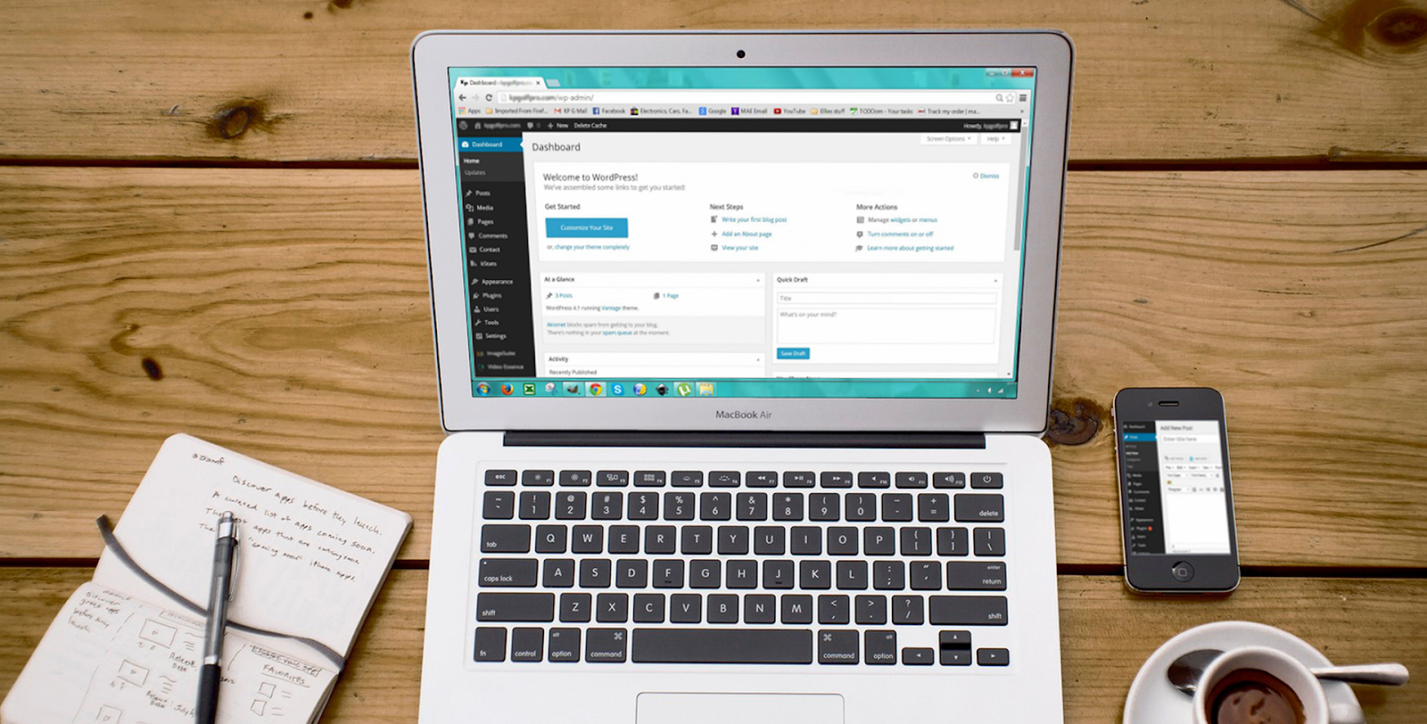 wordpress site building