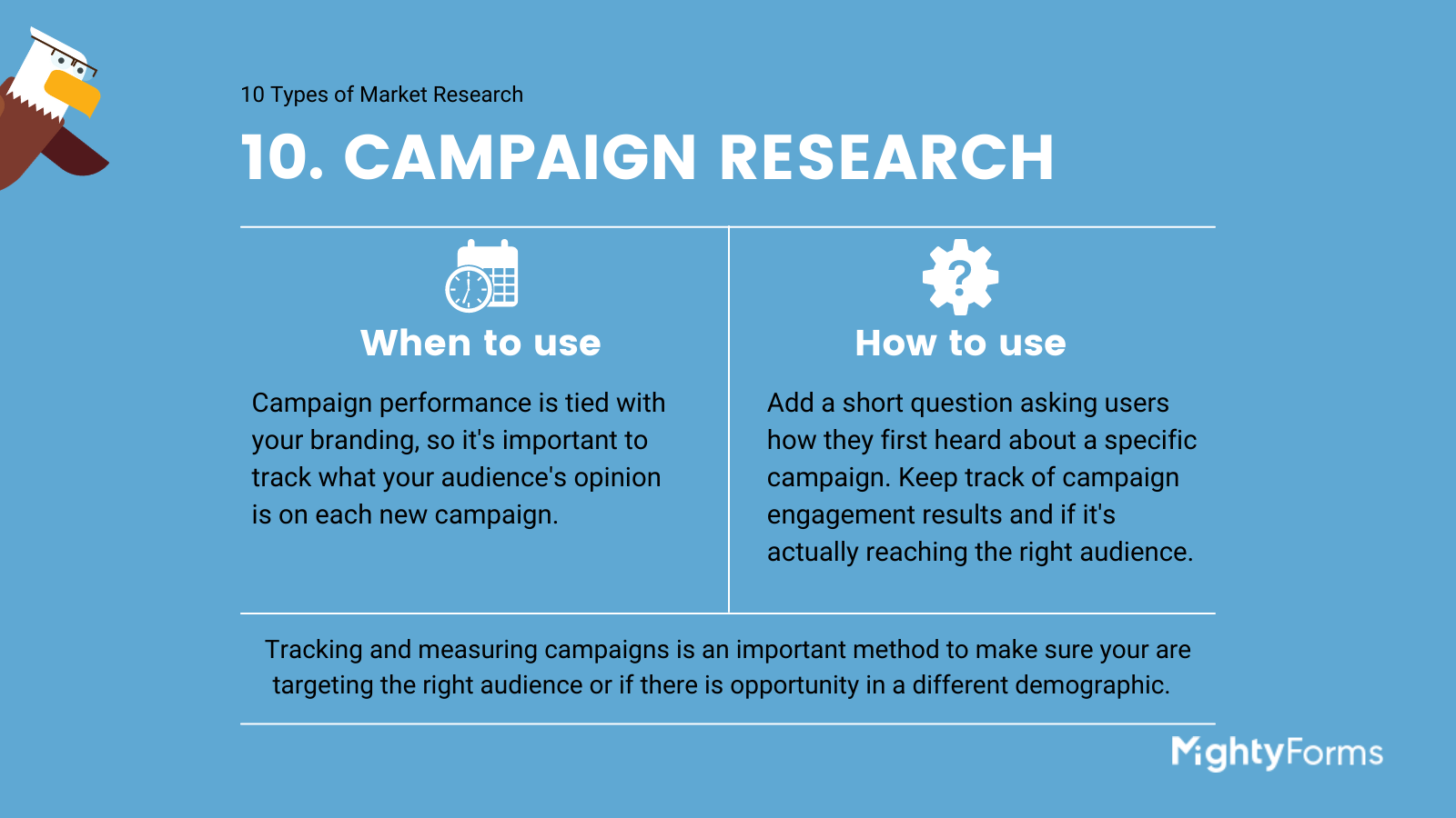 Types of Market Research - Campaign research - infographic  FormBuilder