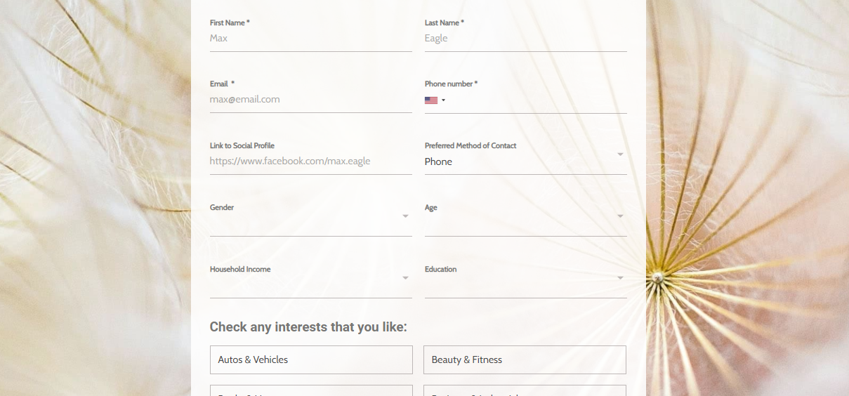 Market Research Survey template - FormBuilder