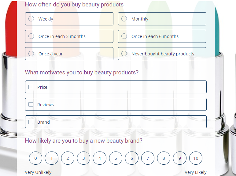 Market Research template   FormBuilder
